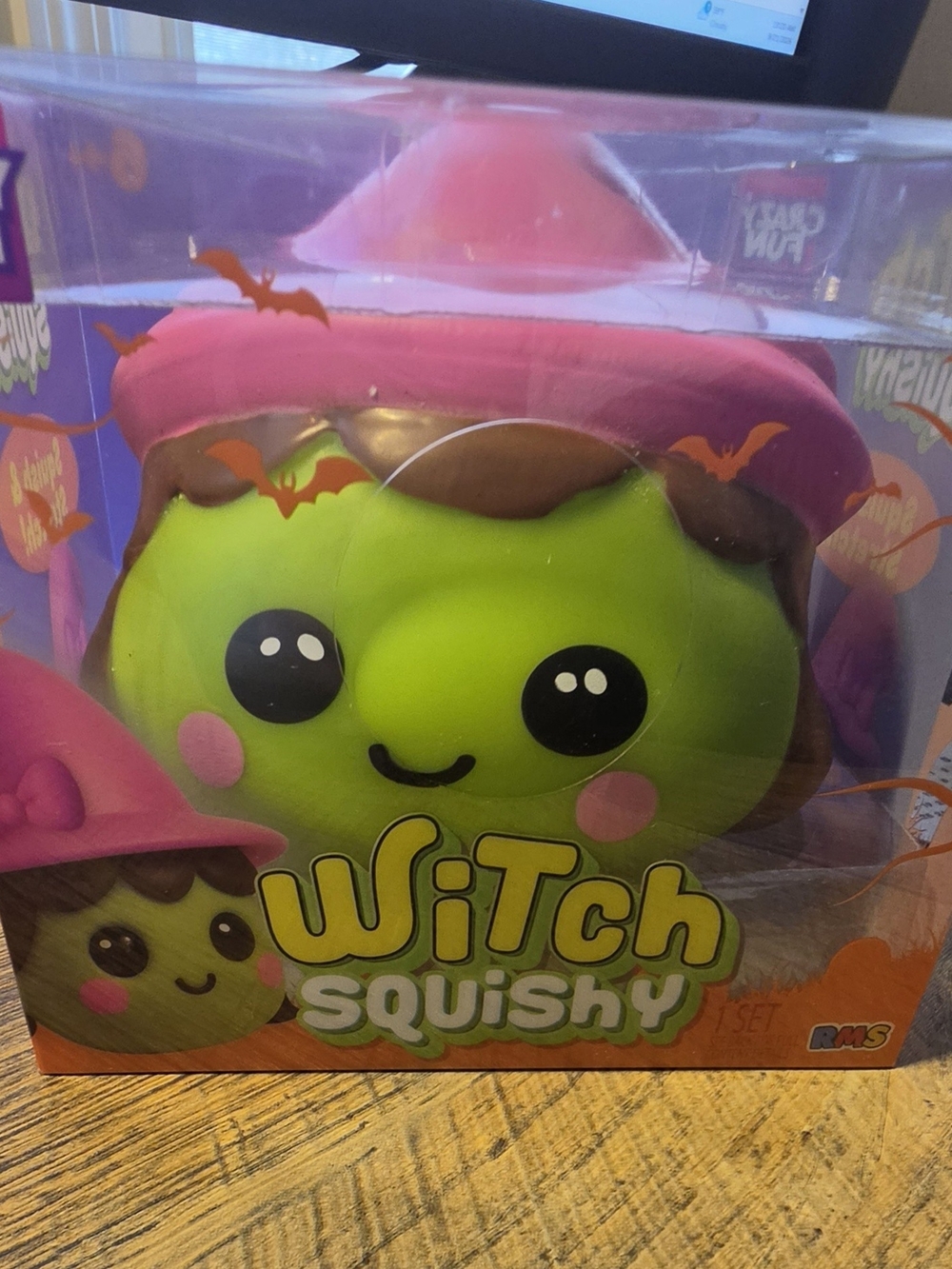 Witch Squishy Soft Sensory Toy - Green